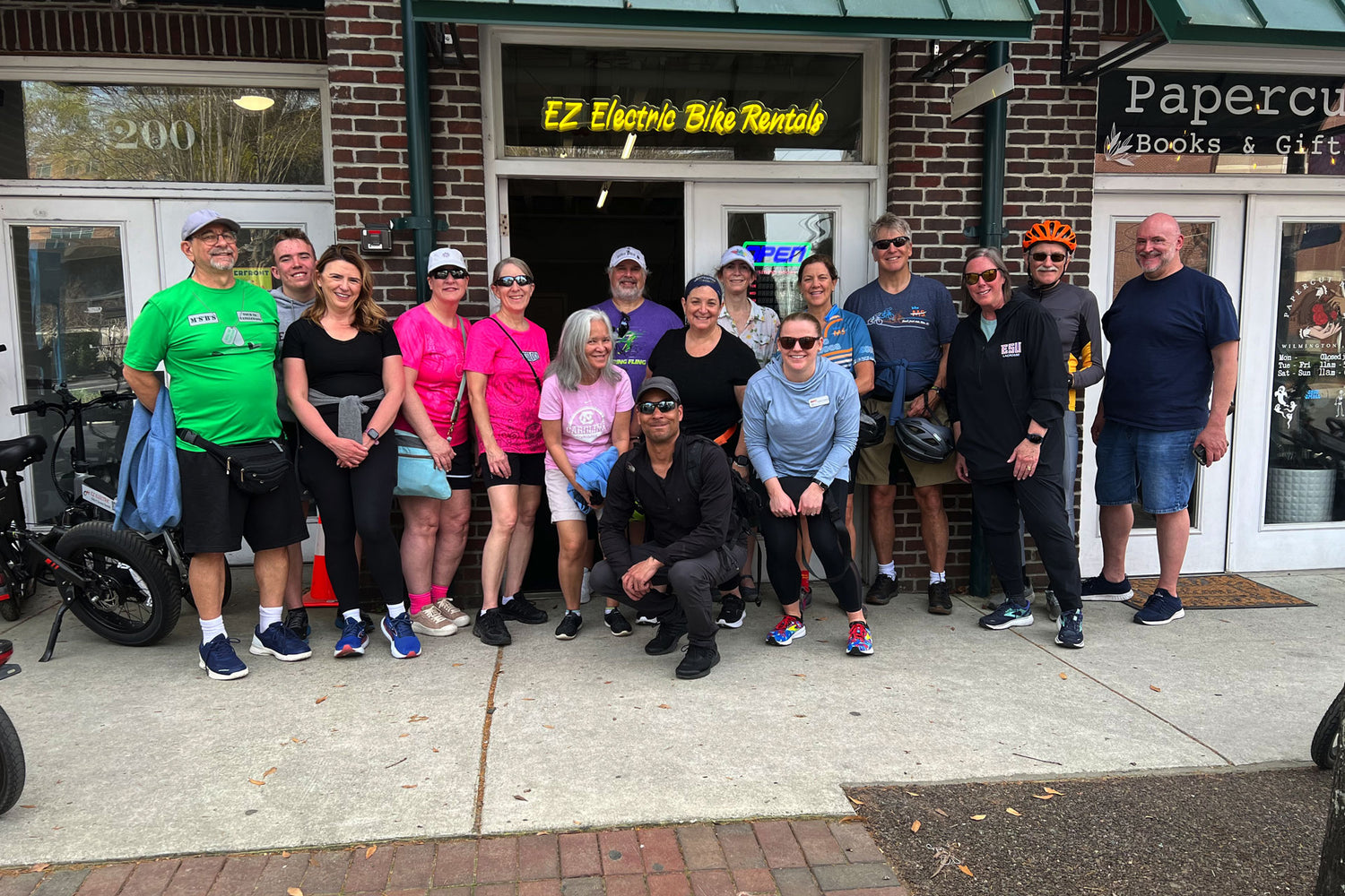 EZ Electric Bike Rentals' Tour de Wilmington with Bike MS group