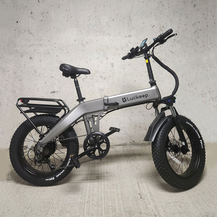 EZ Electric Bike Tours 20" e-bike side view