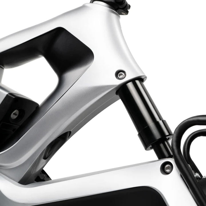 EZ Electric Bike Rentals image of bike back shocks on the 16" K6 E-Bike