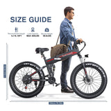 EZ Electric Bike Rentals Fat Tire Electric Bike Size Guide for Bigger People