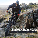EZ Electric Bike Rentals Fat Tire Electric Bike Suspension Fork